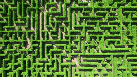 Screenshot van een doolhofspel